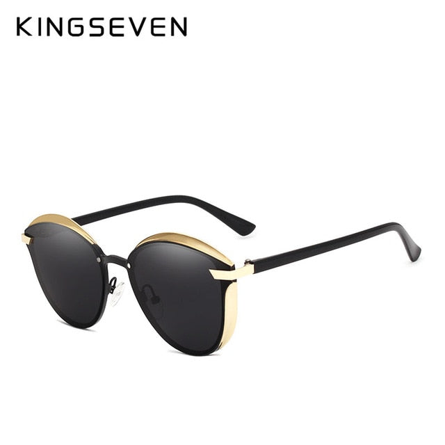 Chain Link Cat Eye Sunglasses, LORRAINE WOMEN UV400