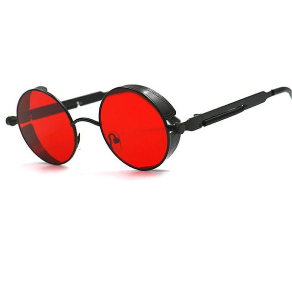 Metal Round  Women Fashion Sunglasses
