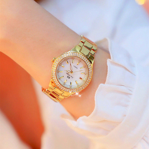 Luxury Brand lady Crystal Watch Women