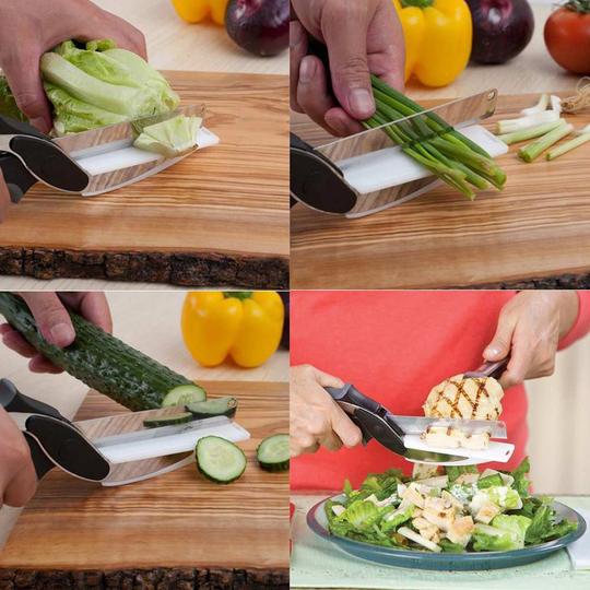 Smart Multi-Function 2 in 1 Cutting Knife